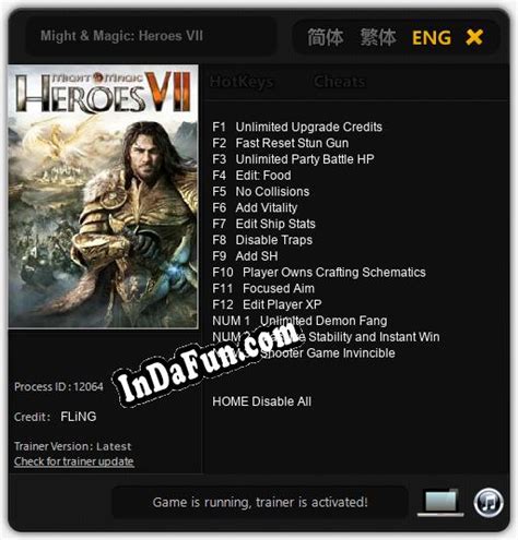 might & magic heroes vii trainer